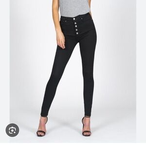 Black Orchid Ladies Size 30 NWT Black High Rise Jeans